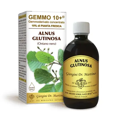 Dr Giorgini gemmo 10+ black alder 500 ml non-alcoholic liquid