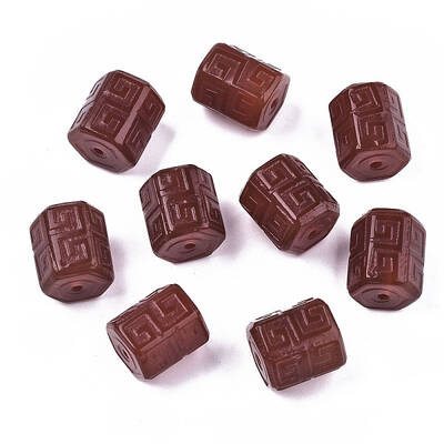 Carved Natural Agate Beads Strands