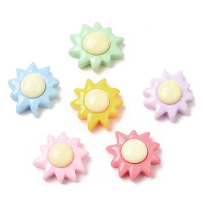 Cartoon Opaque Resin Cabochons