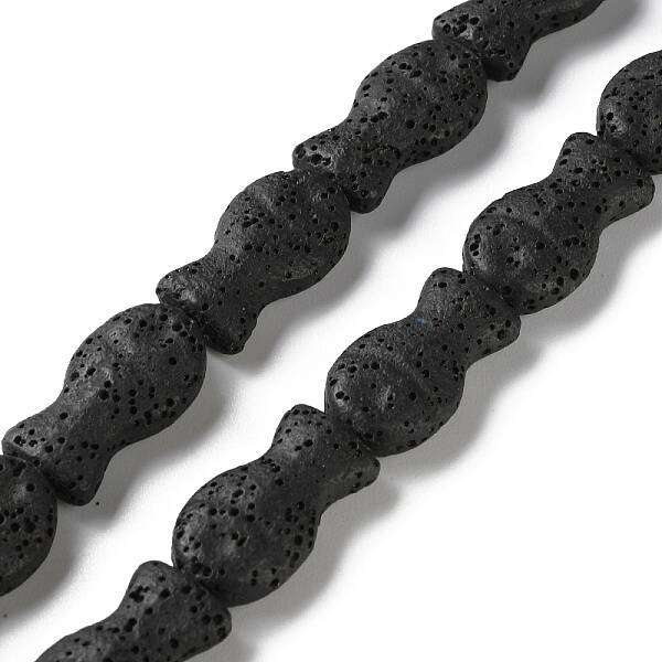 Fish Dyed Natural Lava Rock Beads Strands