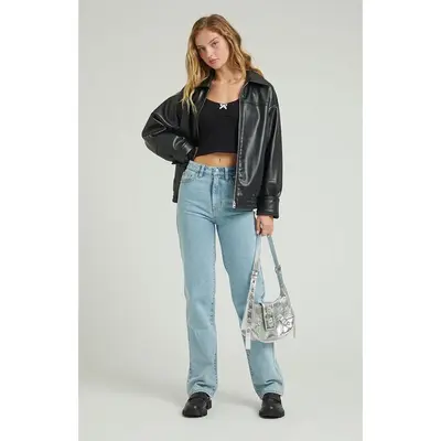 Pacsun Women's '90s Boyfriend Jeans Light Indigo