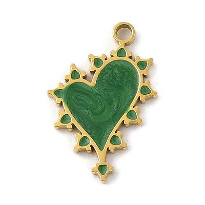 304 Stainless Steel Enamel Pendants