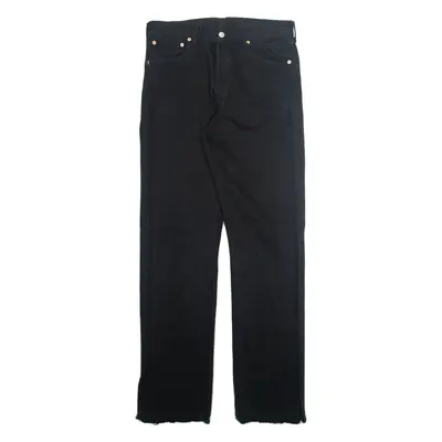 LEVI'S Mens Jeans Black Regular Straight W34 L34