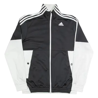 ADIDAS Mens Track Jacket Black Colourblock S