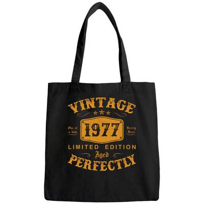 44 Year Old Birthday Gifts Vintage 1977 44th Birthday Tote Bag