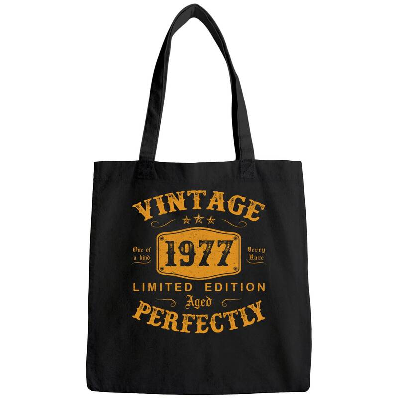 44 Year Old Birthday Gifts Vintage 1977 44th Birthday Tote Bag