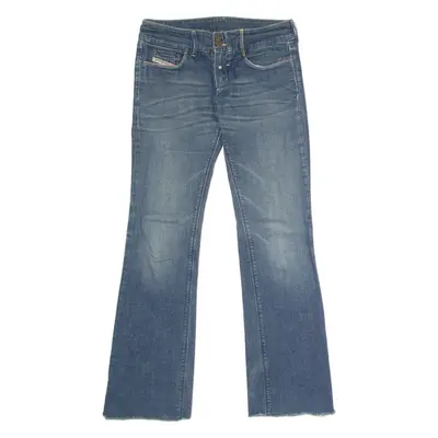 DIESEL Womens Jeans Blue Regular Bootcut Stone Wash W29 L29