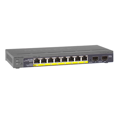 Netgear GS110TP-300NAS | GS110TP 8 x RJ-45 Ports PoE 10/100/1000Base-T + 2 x SFP Ports Layer 3 Managed Gigabit Ethernet Netwo...
