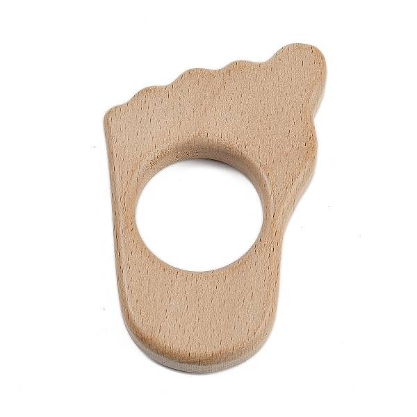 Natural Beech Wooden Baby Teething Toys