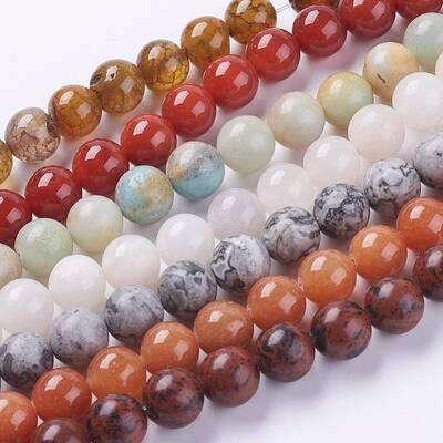 Natural Mixed Gemstone Beads Strands