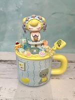 [Live Unboxing] Handmade Ceramic Mug (Random Color) coffee trendy mug Drinkware Lid coffee mug cup Set Tumbler