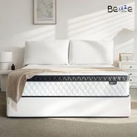 Bezzze Mattress 10-12 Inch Hybrid Mattresses in a Box with Comfort Foam and Pocket Coils,Hybrid Mattress with Memory Foam, In...