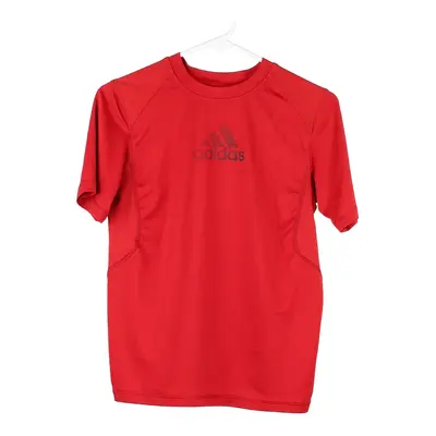 Age 8 Adidas T-Shirt - XL Red Polyester