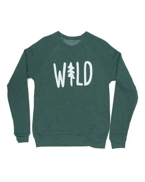 Wild Pine Unisex Pullover | Forest | Size: XS