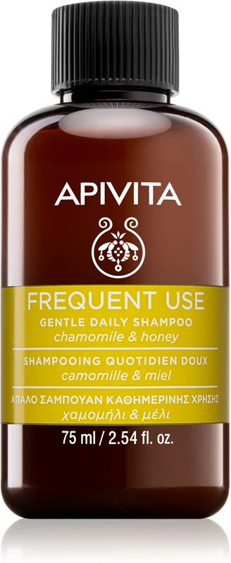 Apivita Frequent Use Daily Gentle Shampoo for daily washing with chamomile 75 ml