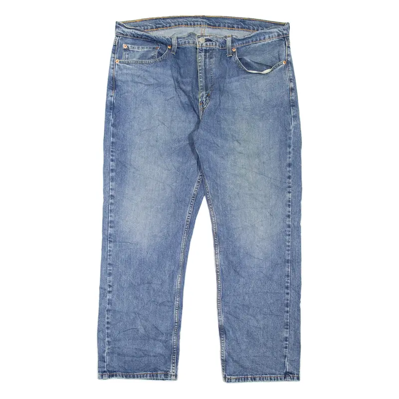 LEVI'S 559 Jeans Mens Blue Relaxed Tapered Stone Wash W38 L30