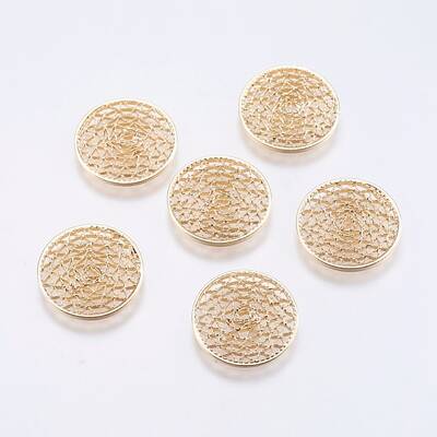 Brass Filigree Joiners Links