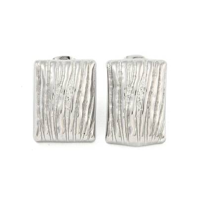 Non-Tarnish Rectangle 304 Stainless Steel Ear Studs