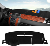 KUST Dashboard Cover Mat for 2007-2014 Chevrolet Tahoe Suburban/GMC Yukon XL&2007-2013 Chevy Avalanche Silverado 1500 2500 35...