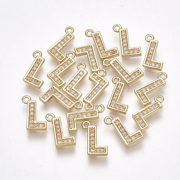 Brass Cubic Zirconia Charms