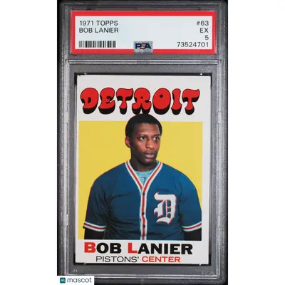 Bob Lanier PSA 1971 Topps Basketball #63 5 73524701