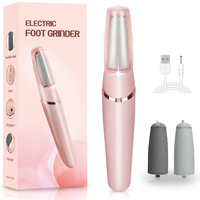 Electric Callus Remover for Feet, Professional Pedicure Kit Foot Scrubber for Dry, Cracked, Hard Skin, at Home Feet Care Kit ...