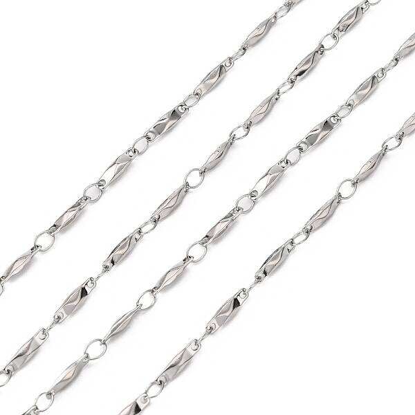 Tarnish Resistant 304 Stainless Steel Bar Link Chains