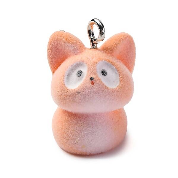 Flocky Animal Resin Pendants