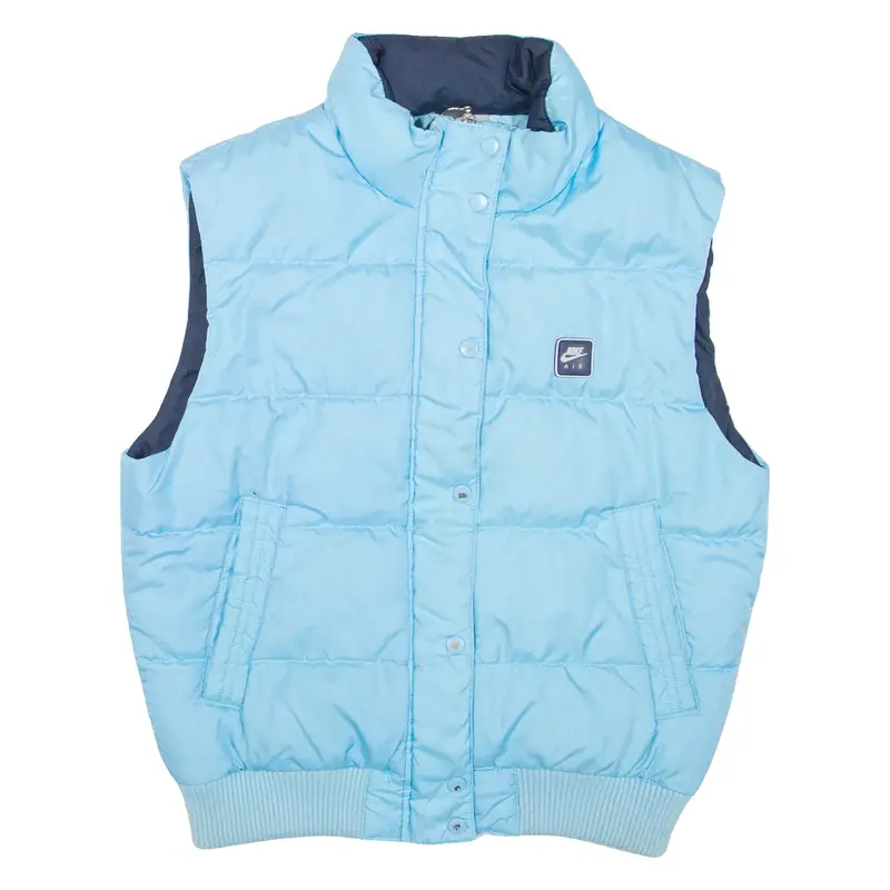 ADIDAS Boys Puffer Gilet Blue M