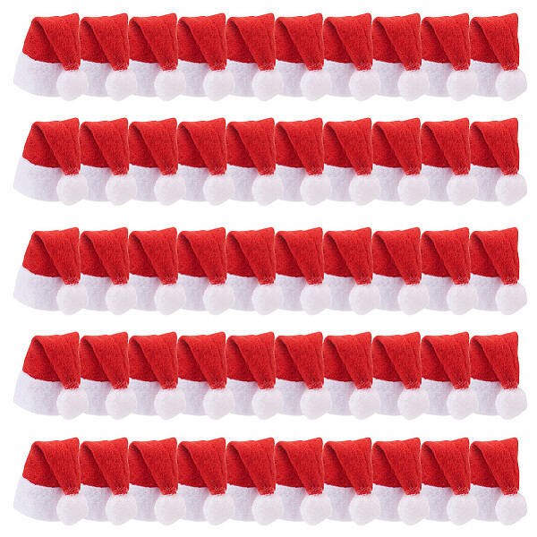 Mini Cloth Christmas Hat