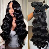 28 inches Luxury Salon Brazilian Virgin Bundles 100% Human Hair Body Wave Glossy Hair bundles 1 4 5 Bundles