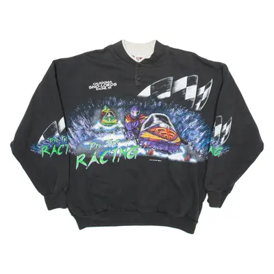 ART UNLIMITED SPORTSWEAR Caledonia Sno-lords Mens Sweatshirt Black USA L