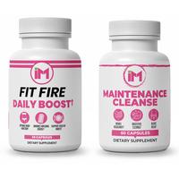 IM Fit Cleanse Pack - IM Fit Fire & IM Maintenance Cleanse for Healthy Digestion - Green Tea Leaf Extract, Apple Cider Vinega...