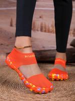 Unisex's Sporty Breathable Mesh Slip on Walking Shoes, Casual Comfortable Lightweight Sock Sneakers, Trendy All-match Slip on...