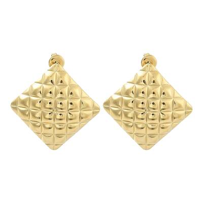 Ion Plating(IP) 304 Stainless Steel Stud Earrings