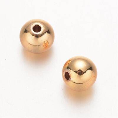 Round Brass Beads