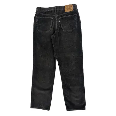 Levis Cord Trousers - 34? Waist Black Corduroy