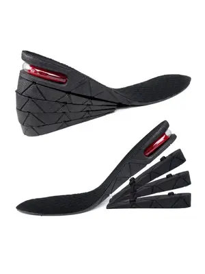 Invisible Height Increasing Removable Insole, Breathable Comfortable Shoes Insert Suitable for Mid Top Shoes and Mid Top Spor...