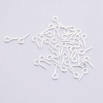 Iron Screw Eye Pin Peg Bails