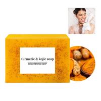 Turmeric Kojic Acid Soap, Turmeric Soap Bar - Dark Spot Corrector with Vitamin C, Retinol, Collagen & Turmeric Body Care & Fa...