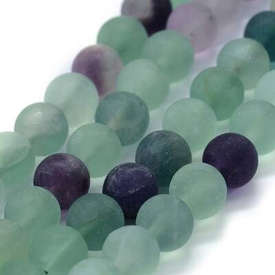 Natural Fluorite Beads Strands