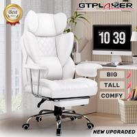 【Dealsforyou】GTPLAYER Big and Tall Office Chair with Pocket Spring Lumbar Support, Ergonomic Comfortable Wide Office Chai...