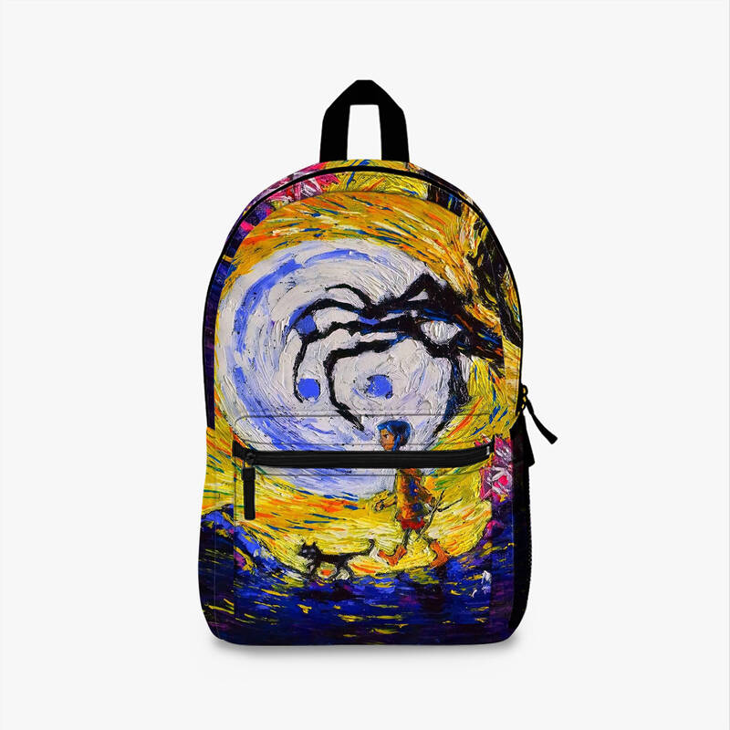Coraline Vincent Van Gogh Starry Night Posters Backpack