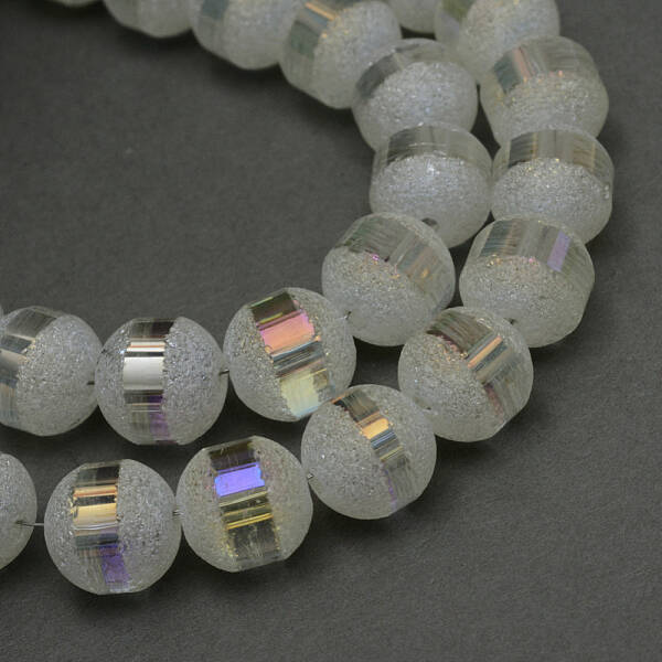 Electroplate Glass Bead Strands