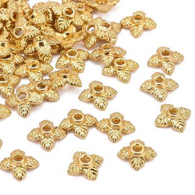 Tibetan Style Alloy Bead Caps