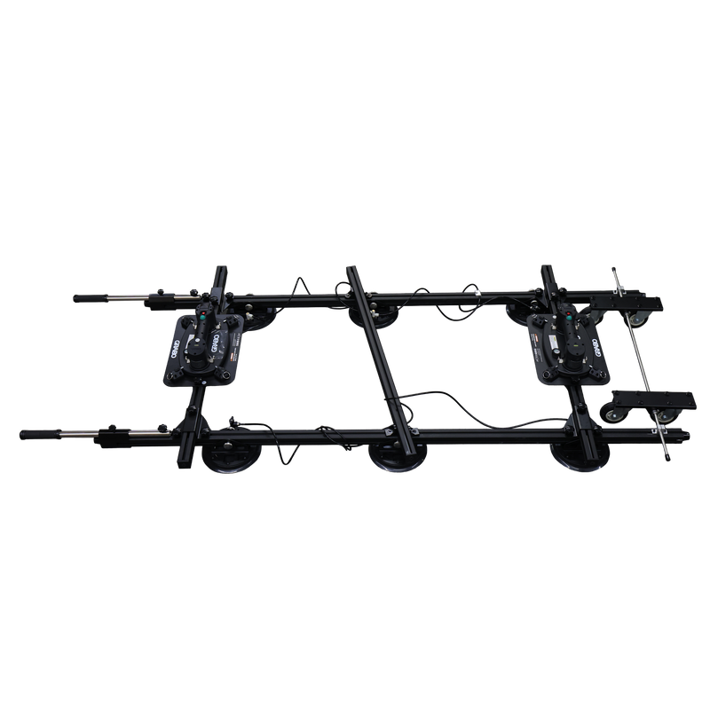 GRABO Panel Pro Kit with 2 GRABO V2 Gripsters, 6 Cup Vacuum Lifter 440 lb