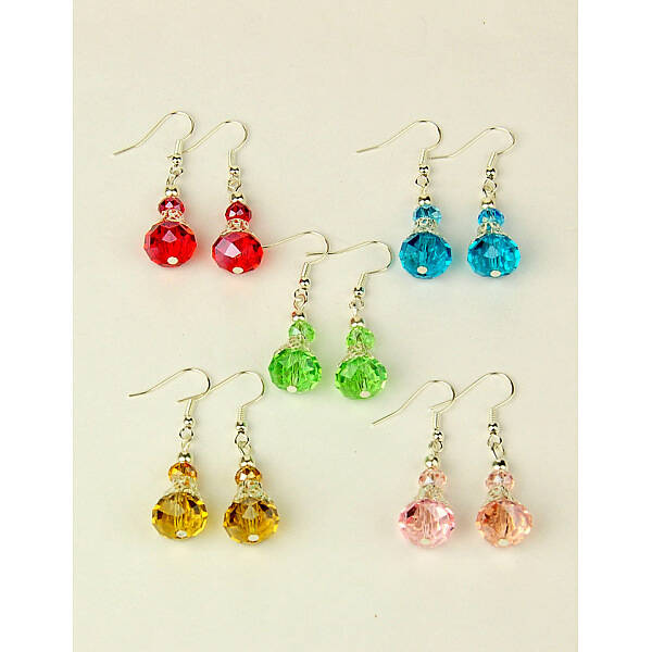 Dangle Glass Earrings