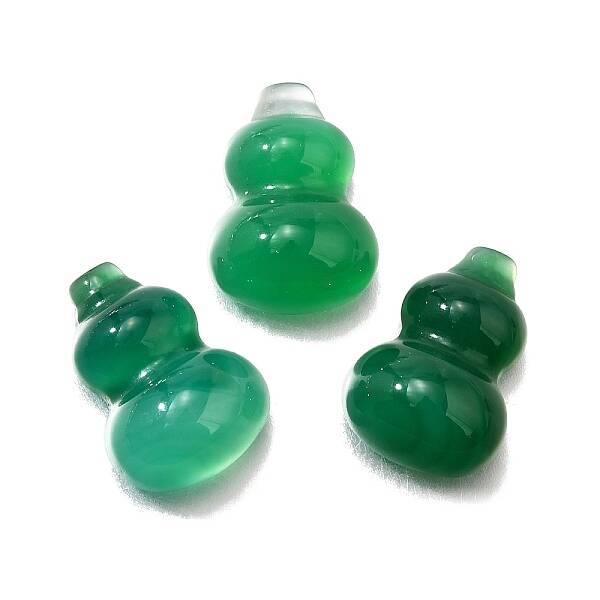 Natural Green Onyx Agate Cabochons