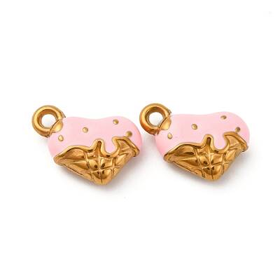 304 Stainless Steel Enamel Charms