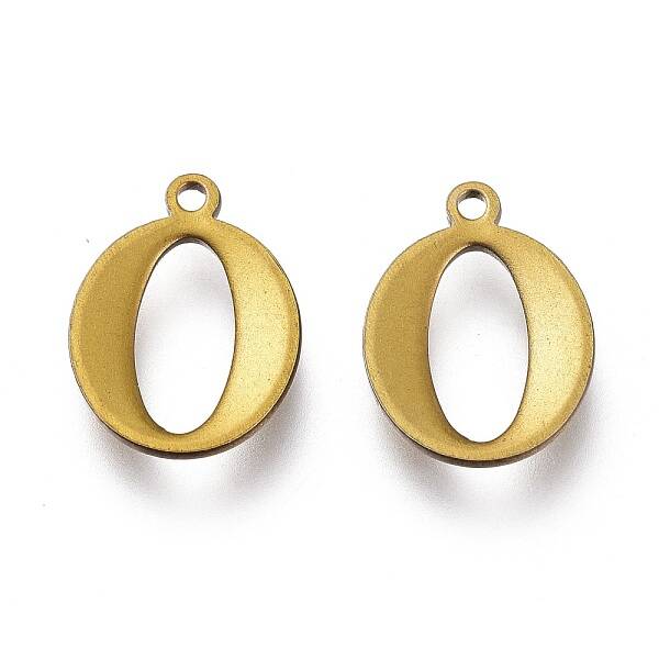 PVD Vacuum Plating  304 Stainless Steel Charms